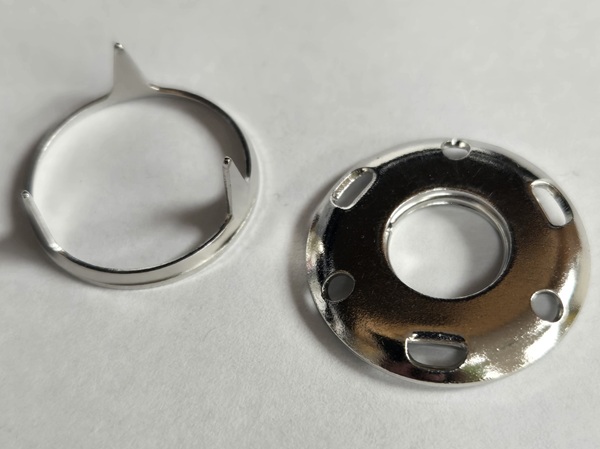 This is the Carpet Fastener with Backer Plate (Nickle)