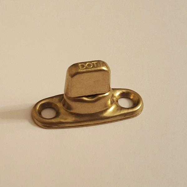 Classtique Upholstery Common Sense 2 Hole Single High Male Stud Brass Hardware