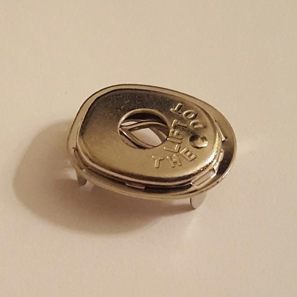 Classtique Upholstery Lift A Dot Female and Backer Plate Nickel Hardware